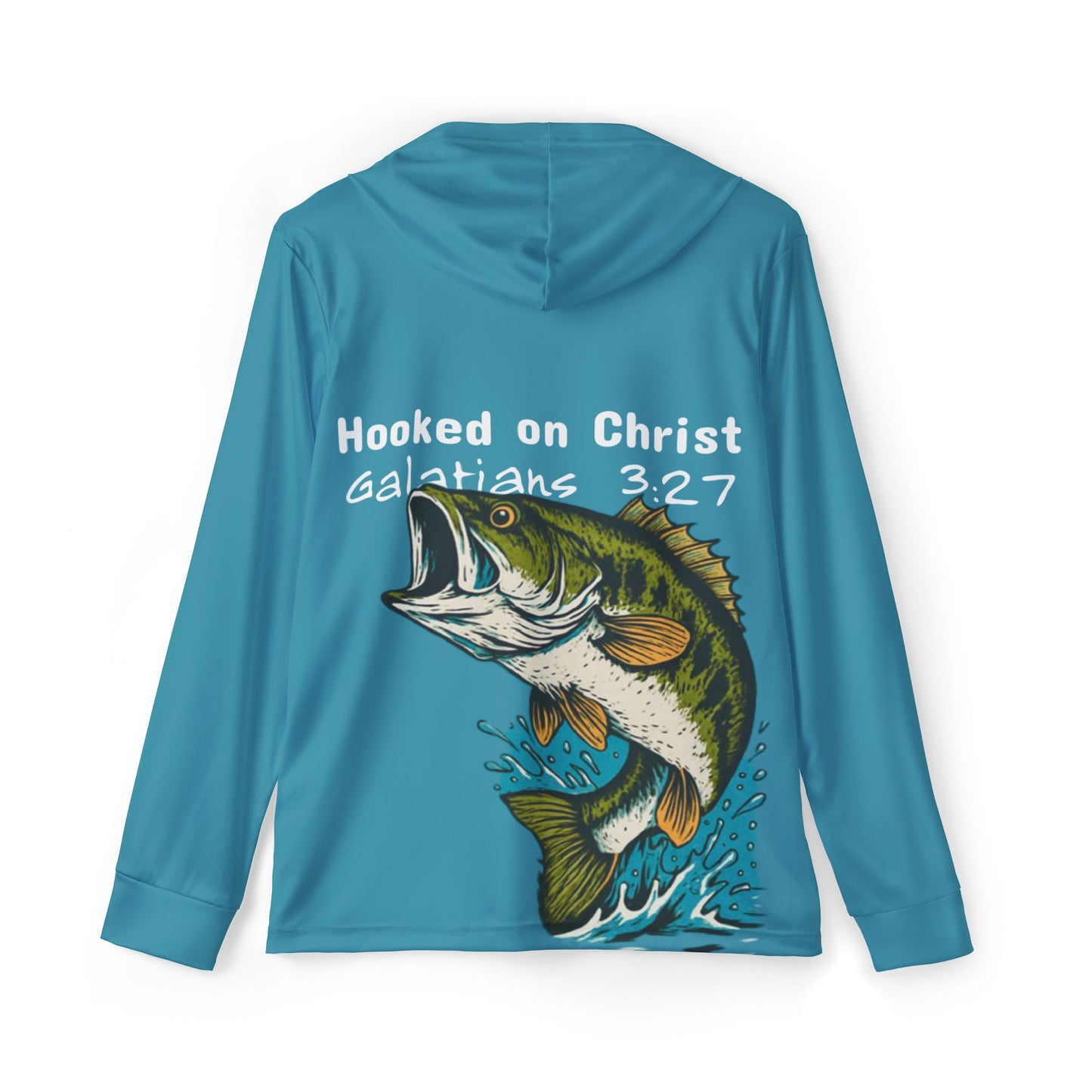 Unisex "Hooked on Christ" Performance Fishing Hoodie