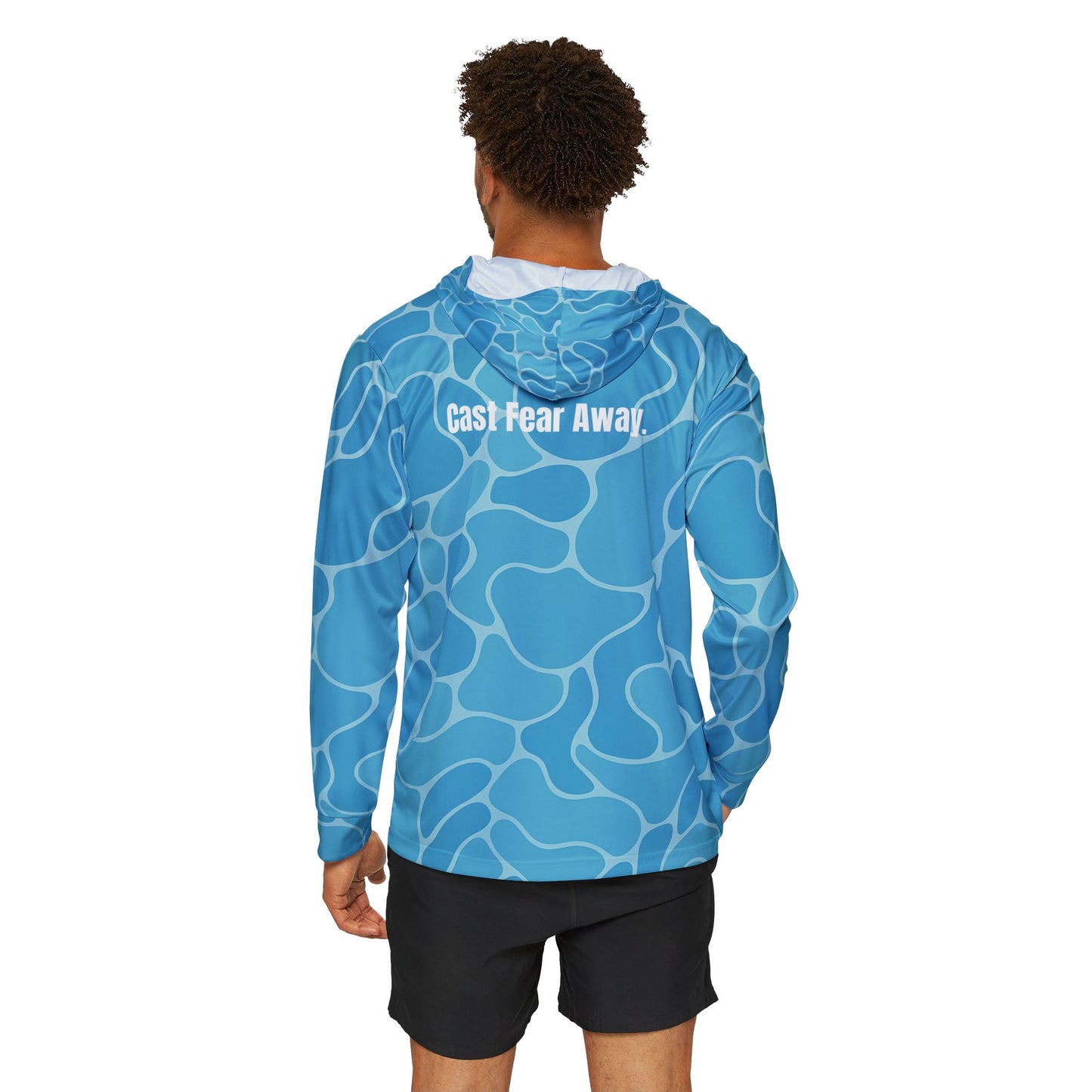 Unisex "Cast Fear Away" Performance Fishing Hoodie