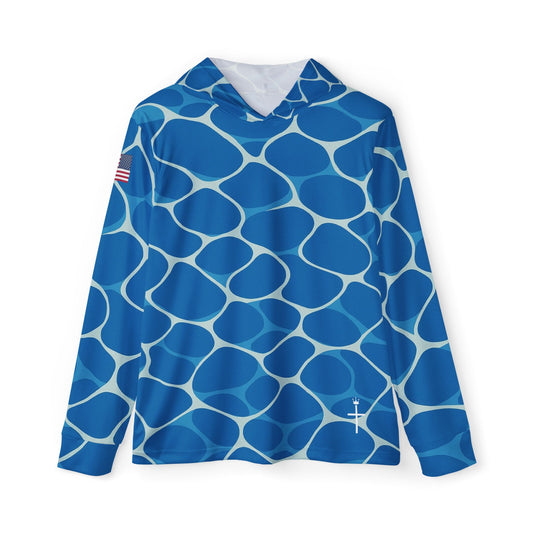 Men's Faith Fish Freedom Performance Fishing Hoodie