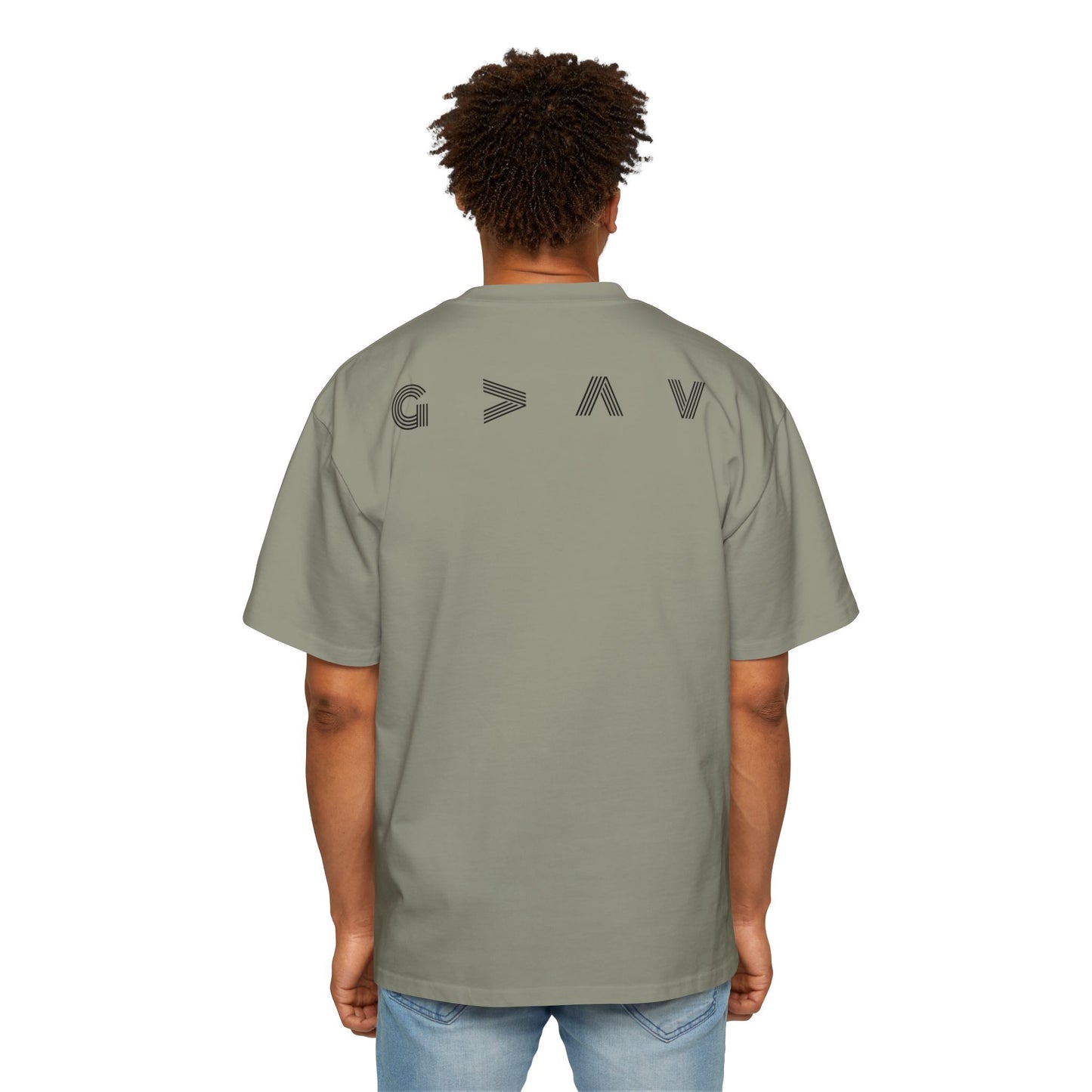 Men's God is Greater than Highs and Lows Heavy Tee