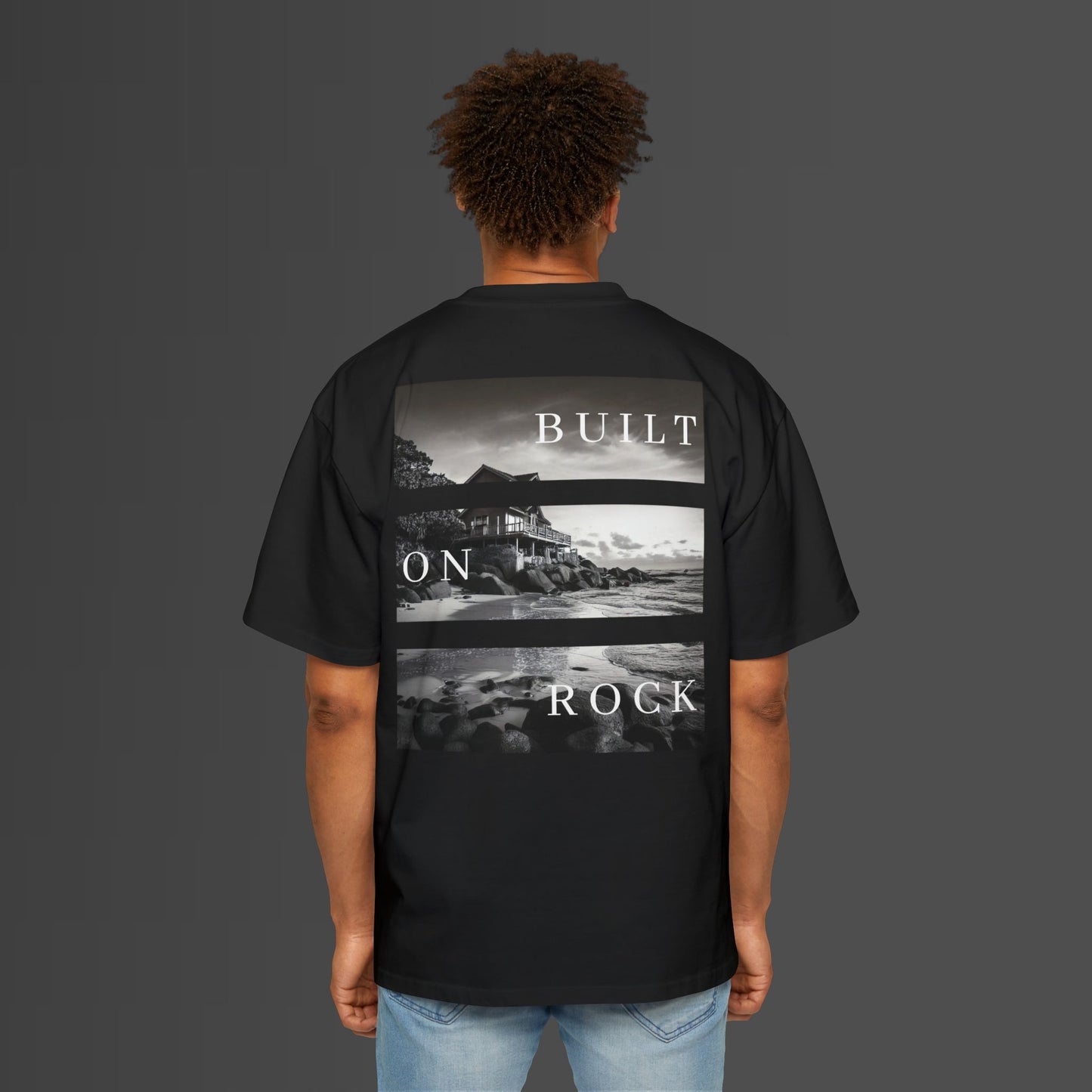 Men's Heavy Built on Rock Tee
