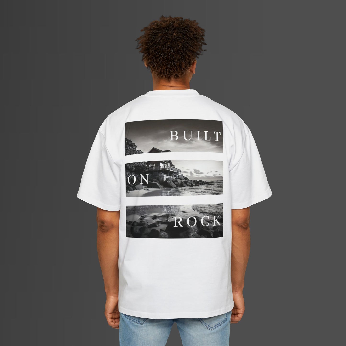 Men's Heavy Built on Rock Tee