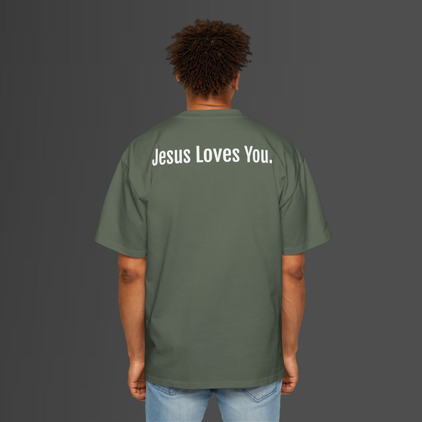 Men's Jesus Loves You Heavy Tee