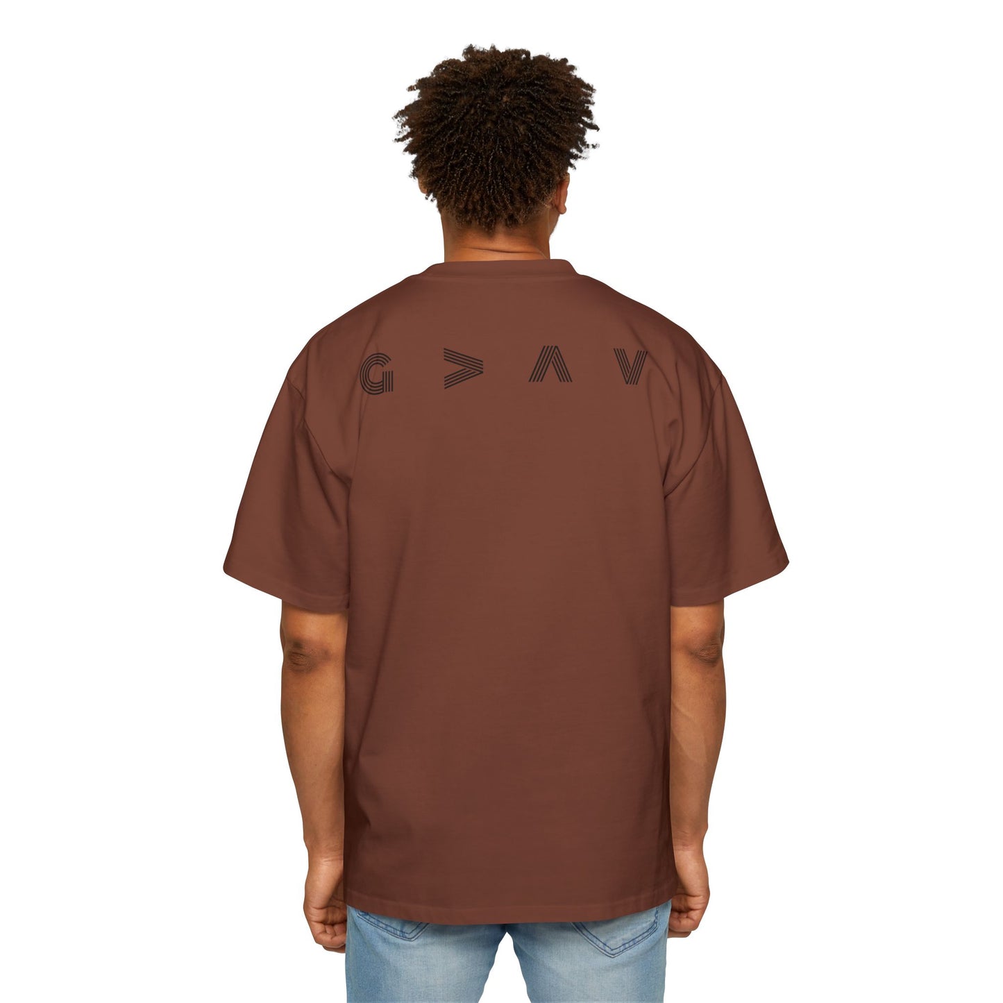 Men's God is Greater than Highs and Lows Heavy Tee