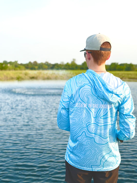 Unisex "Believe in The Unseen Performance Fishing Hoodie"