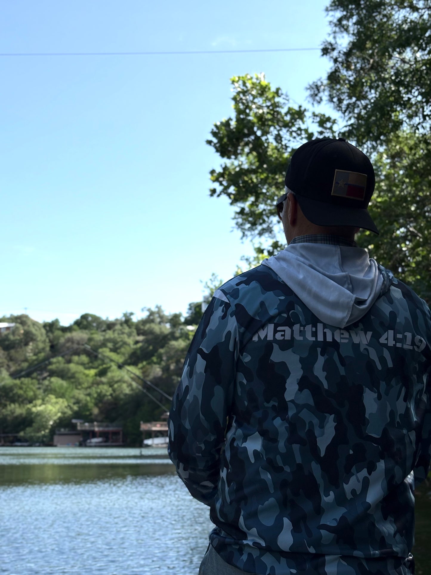 Unisex" Fisher of Men" Performance Fishing Hoodie